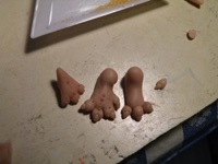 wip: creature feet